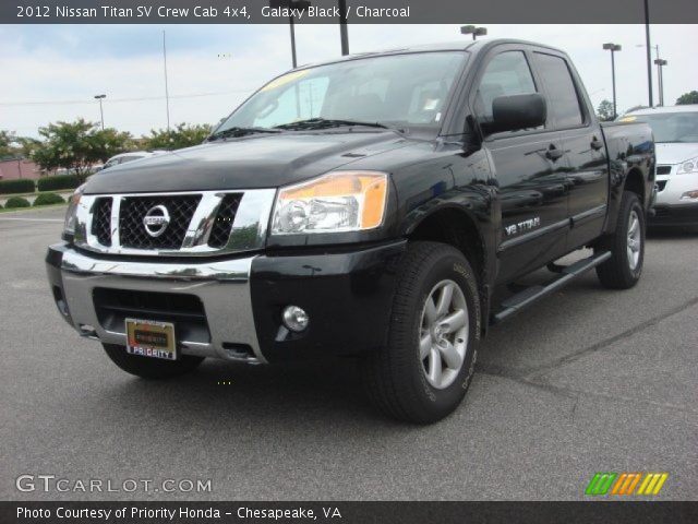 2012 Nissan Titan SV Crew Cab 4x4 in Galaxy Black