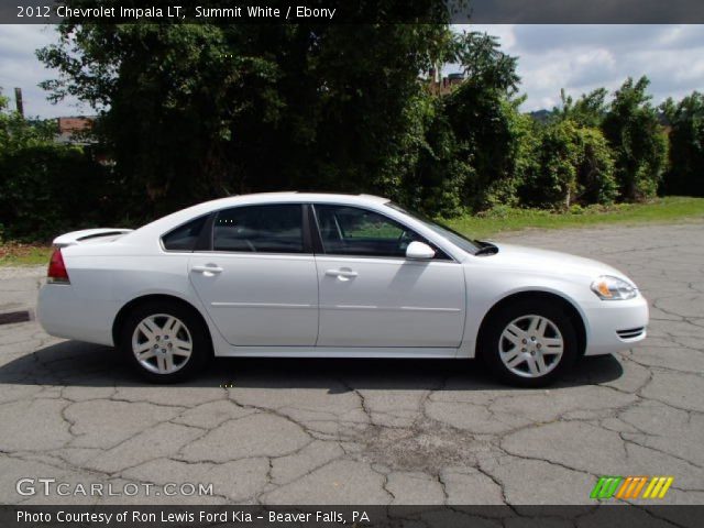 2012 Chevrolet Impala LT in Summit White