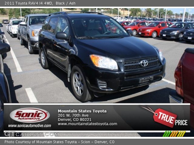 2011 Toyota RAV4 I4 4WD in Black