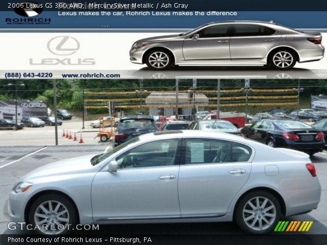 2006 Lexus GS 300 AWD in Mercury Silver Metallic