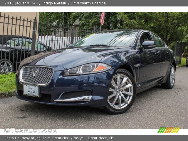 2013 Jaguar XF I4 T in Indigo Metallic