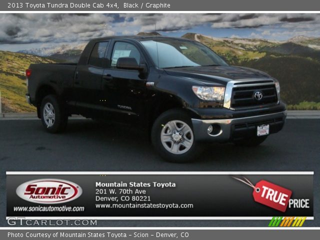 2013 Toyota Tundra Double Cab 4x4 in Black