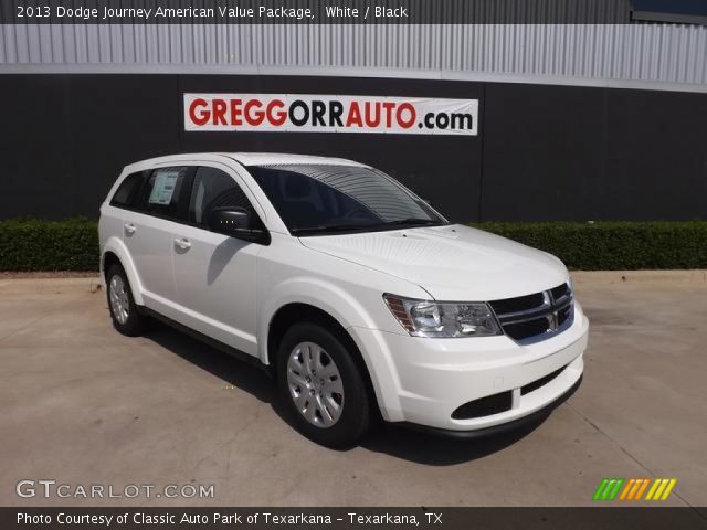 2013 Dodge Journey American Value Package in White