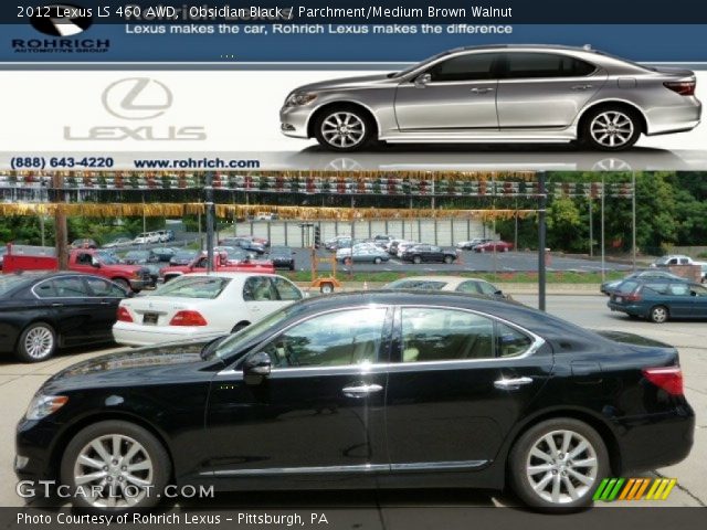 2012 Lexus LS 460 AWD in Obsidian Black