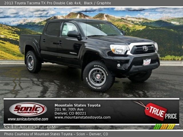 2013 Toyota Tacoma TX Pro Double Cab 4x4 in Black