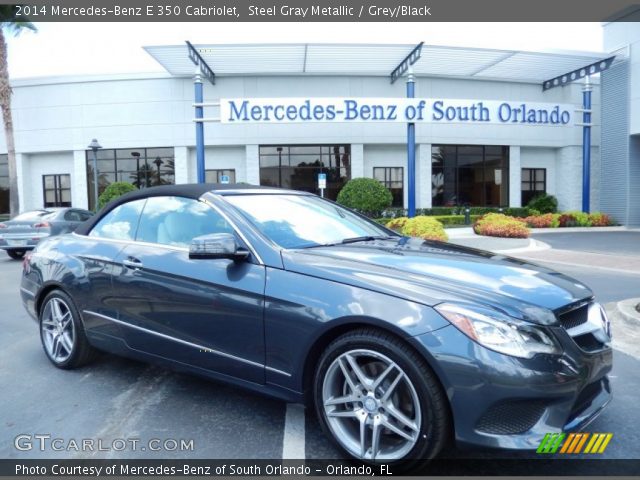 2014 Mercedes-Benz E 350 Cabriolet in Steel Gray Metallic