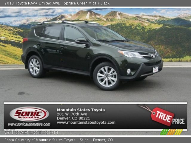 2013 Toyota RAV4 Limited AWD in Spruce Green Mica