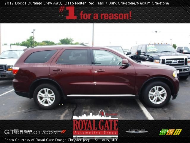 2012 Dodge Durango Crew AWD in Deep Molten Red Pearl