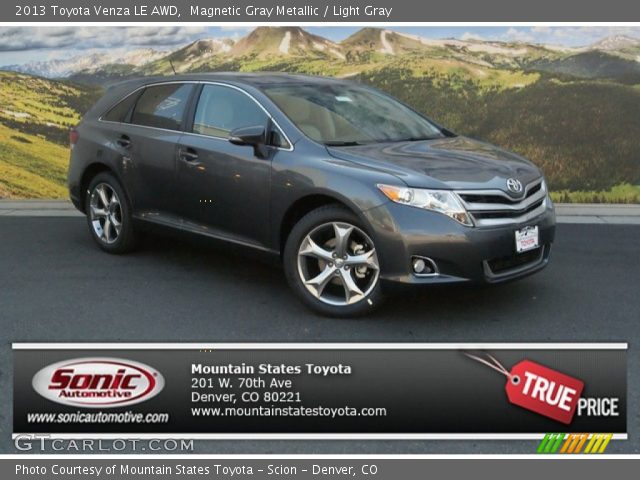 2013 Toyota Venza LE AWD in Magnetic Gray Metallic