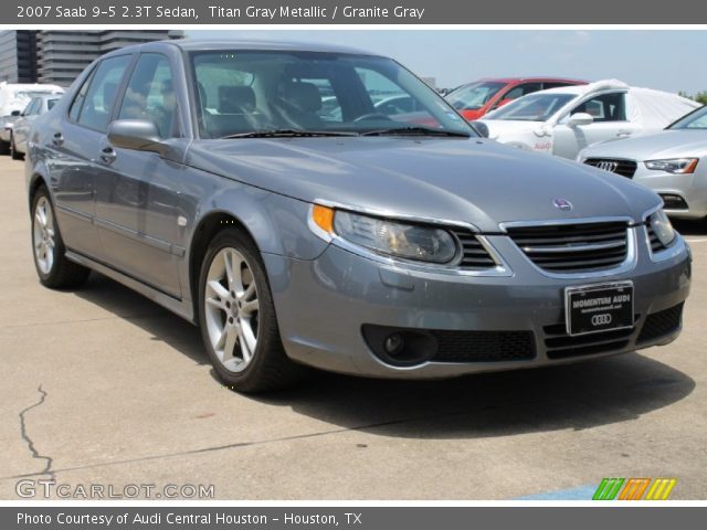 2007 Saab 9-5 2.3T Sedan in Titan Gray Metallic