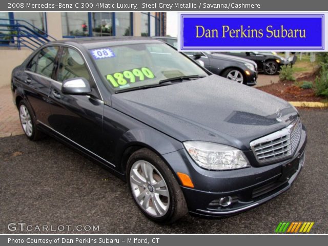 2008 Mercedes-Benz C 300 4Matic Luxury in Steel Grey Metallic