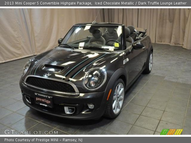 2013 Mini Cooper S Convertible Highgate Package in Iced Chocolate Metallic