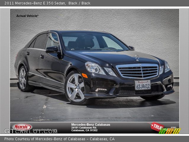 2011 Mercedes-Benz E 350 Sedan in Black