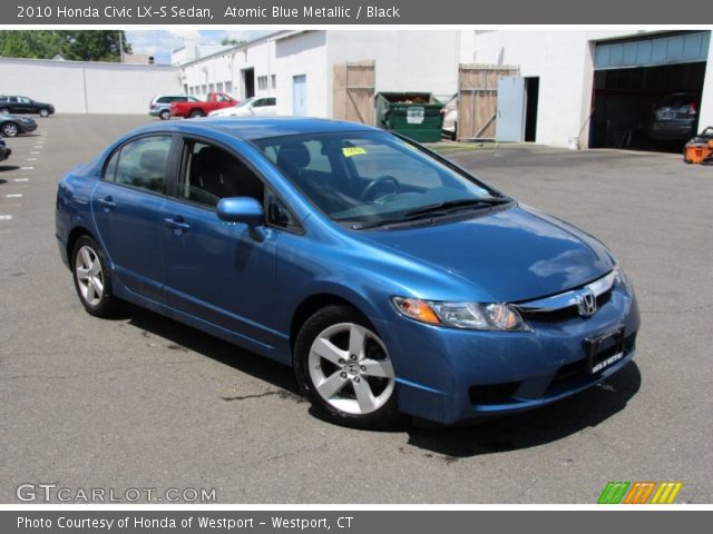 2010 Honda Civic LX-S Sedan in Atomic Blue Metallic