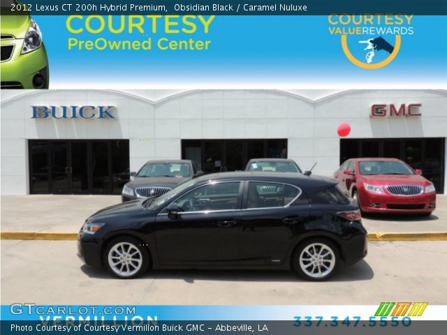 2012 Lexus CT 200h Hybrid Premium in Obsidian Black