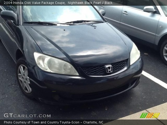 2004 Honda Civic Value Package Coupe in Nighthawk Black Pearl