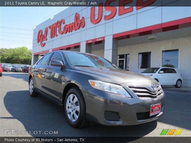 2011 Toyota Camry LE in Magnetic Gray Metallic