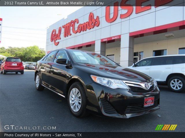 2012 Toyota Camry LE in Attitude Black Metallic