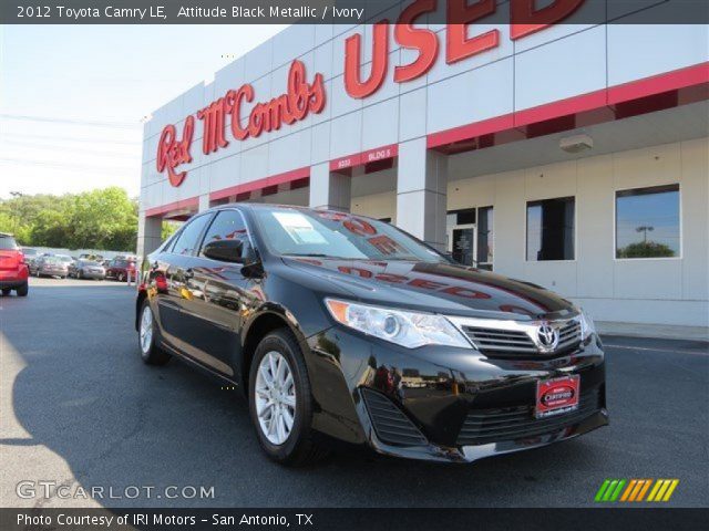 2012 Toyota Camry LE in Attitude Black Metallic