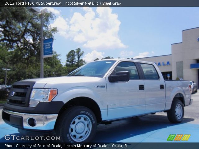 2013 Ford F150 XL SuperCrew in Ingot Silver Metallic