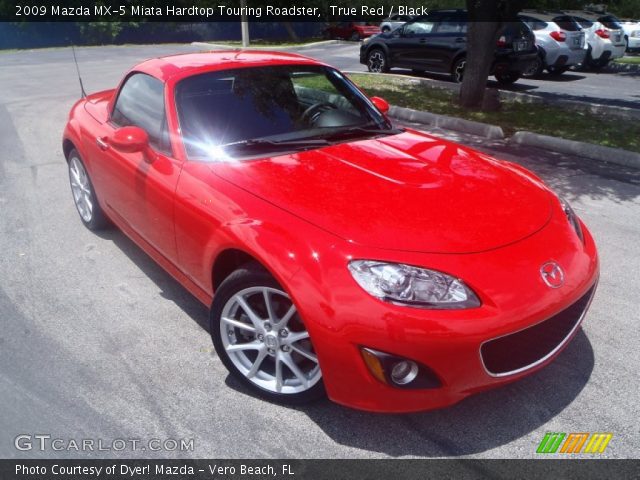 2009 Mazda MX-5 Miata Hardtop Touring Roadster in True Red
