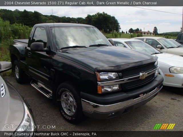 2004 Chevrolet Silverado 1500 Z71 Regular Cab 4x4 in Dark Green Metallic