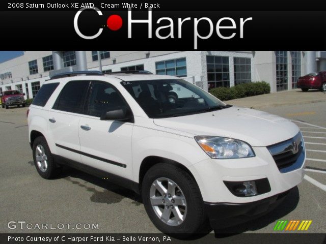 2008 Saturn Outlook XE AWD in Cream White