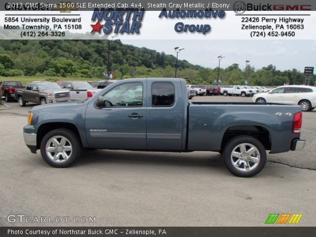 2013 GMC Sierra 1500 SLE Extended Cab 4x4 in Stealth Gray Metallic