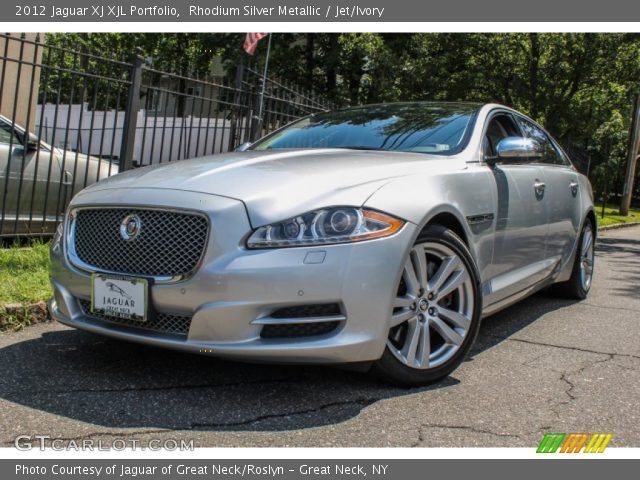 2012 Jaguar XJ XJL Portfolio in Rhodium Silver Metallic