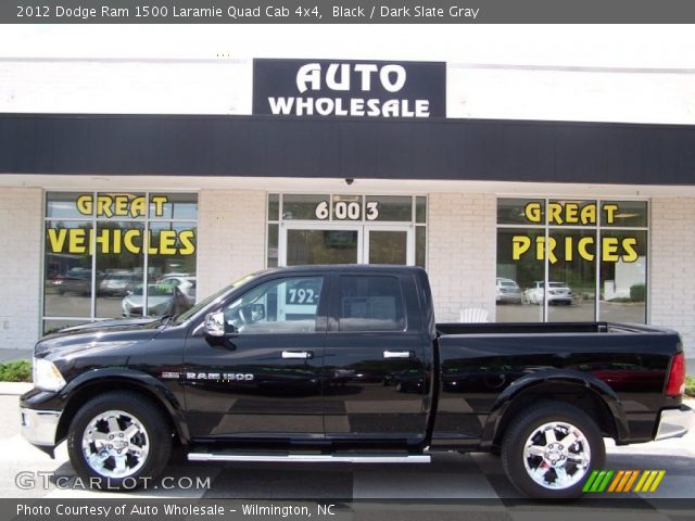 2012 Dodge Ram 1500 Laramie Quad Cab 4x4 in Black