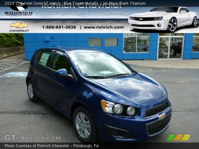 2013 Chevrolet Sonic LT Hatch in Blue Topaz Metallic