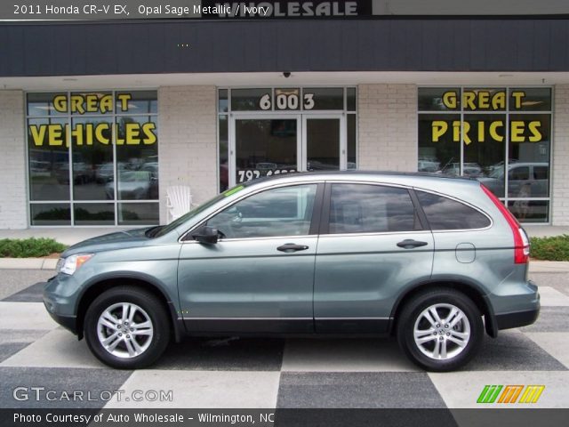2011 Honda CR-V EX in Opal Sage Metallic
