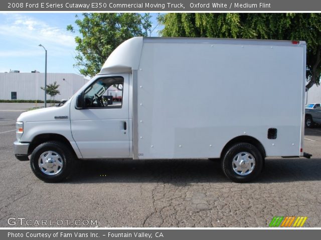 2008 Ford E Series Cutaway E350 Commercial Moving Truck in Oxford White