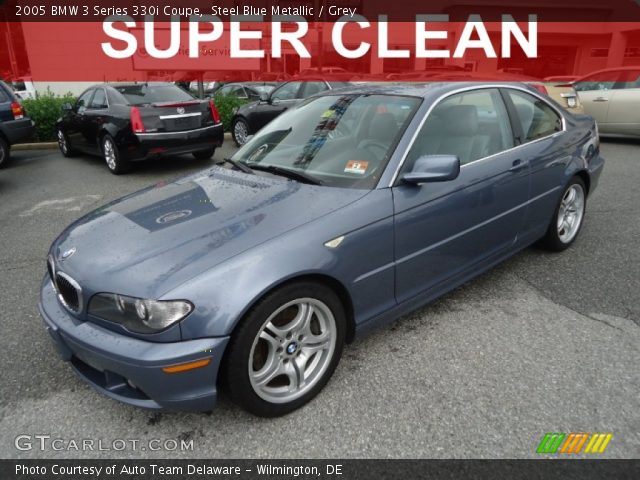 2005 BMW 3 Series 330i Coupe in Steel Blue Metallic