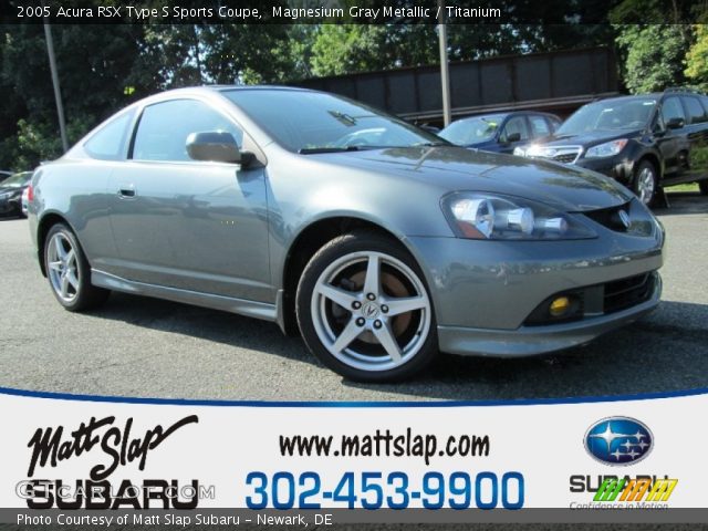 2005 Acura RSX Type S Sports Coupe in Magnesium Gray Metallic