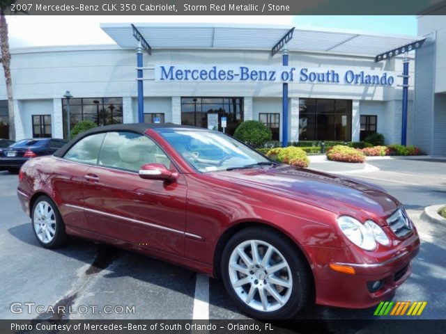 2007 Mercedes-Benz CLK 350 Cabriolet in Storm Red Metallic