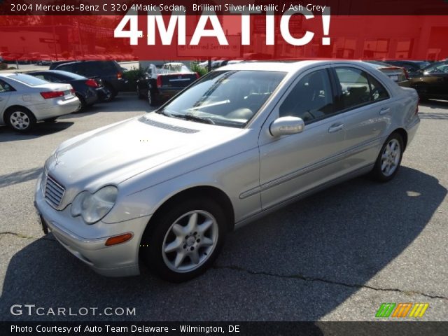 2004 Mercedes-Benz C 320 4Matic Sedan in Brilliant Silver Metallic