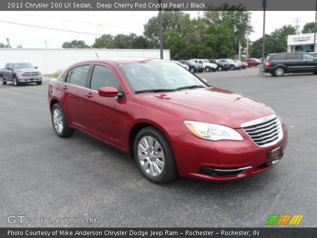 2013 Chrysler 200 LX Sedan in Deep Cherry Red Crystal Pearl