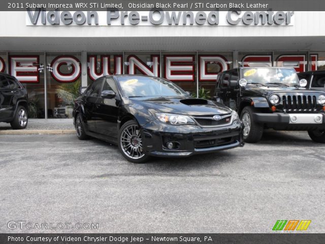 2011 Subaru Impreza WRX STi Limited in Obsidian Black Pearl