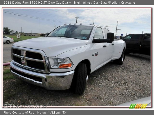 2012 Dodge Ram 3500 HD ST Crew Cab Dually in Bright White