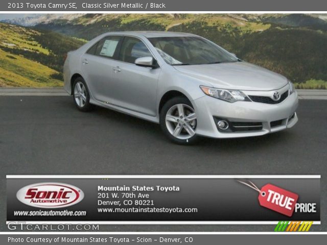 2013 Toyota Camry SE in Classic Silver Metallic