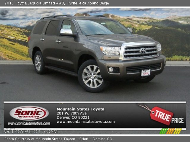 2013 Toyota Sequoia Limited 4WD in Pyrite Mica