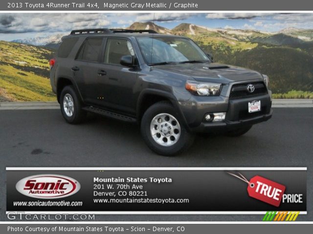 2013 Toyota 4Runner Trail 4x4 in Magnetic Gray Metallic