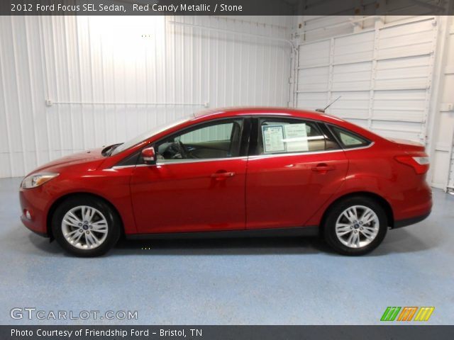 2012 Ford Focus SEL Sedan in Red Candy Metallic