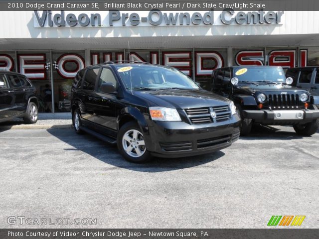 2010 Dodge Grand Caravan SE in Brilliant Black Crystal Pearl