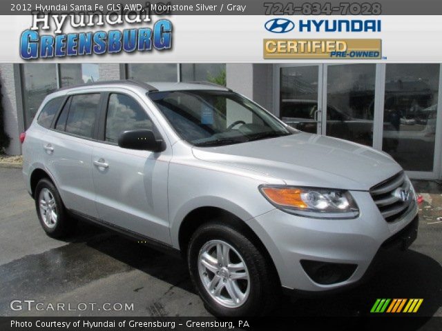 2012 Hyundai Santa Fe GLS AWD in Moonstone Silver