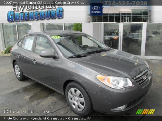 2007 Hyundai Elantra GLS Sedan in Carbon Gray