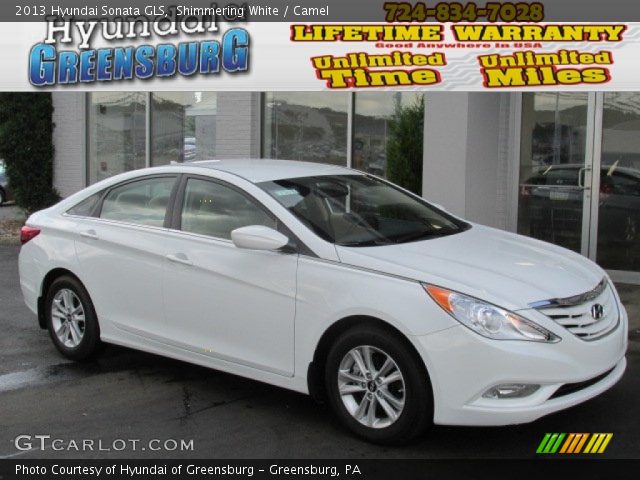 2013 Hyundai Sonata GLS in Shimmering White