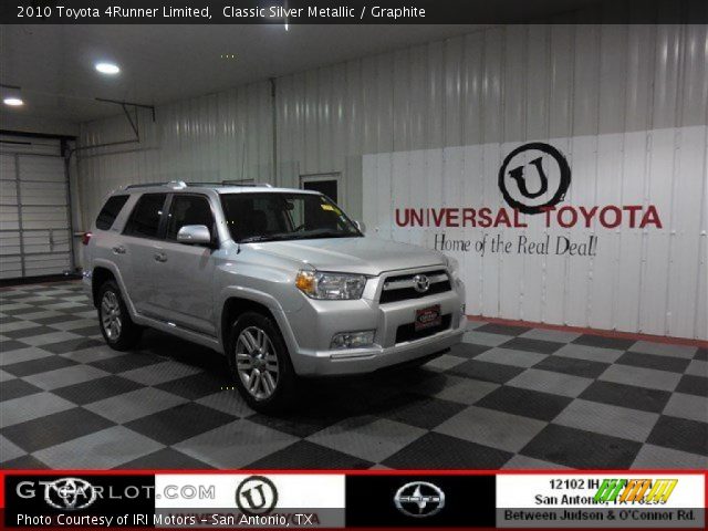 2010 Toyota 4Runner Limited in Classic Silver Metallic