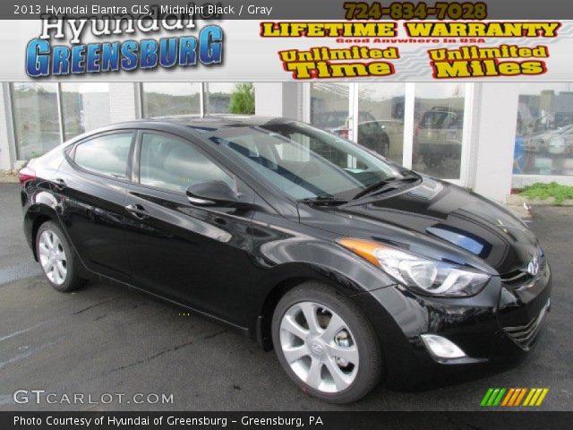 2013 Hyundai Elantra GLS in Midnight Black